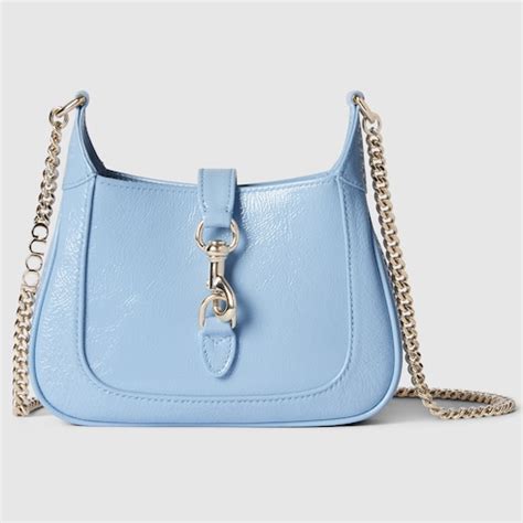 sky blue gucci and gabbana|Gucci Jackie Notte mini bag in sky blue patent leather .